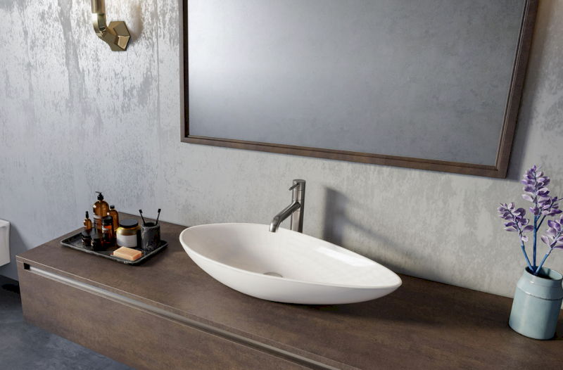 OVALI keramické umyvadlo 74x38,5cm, bílá TU0713